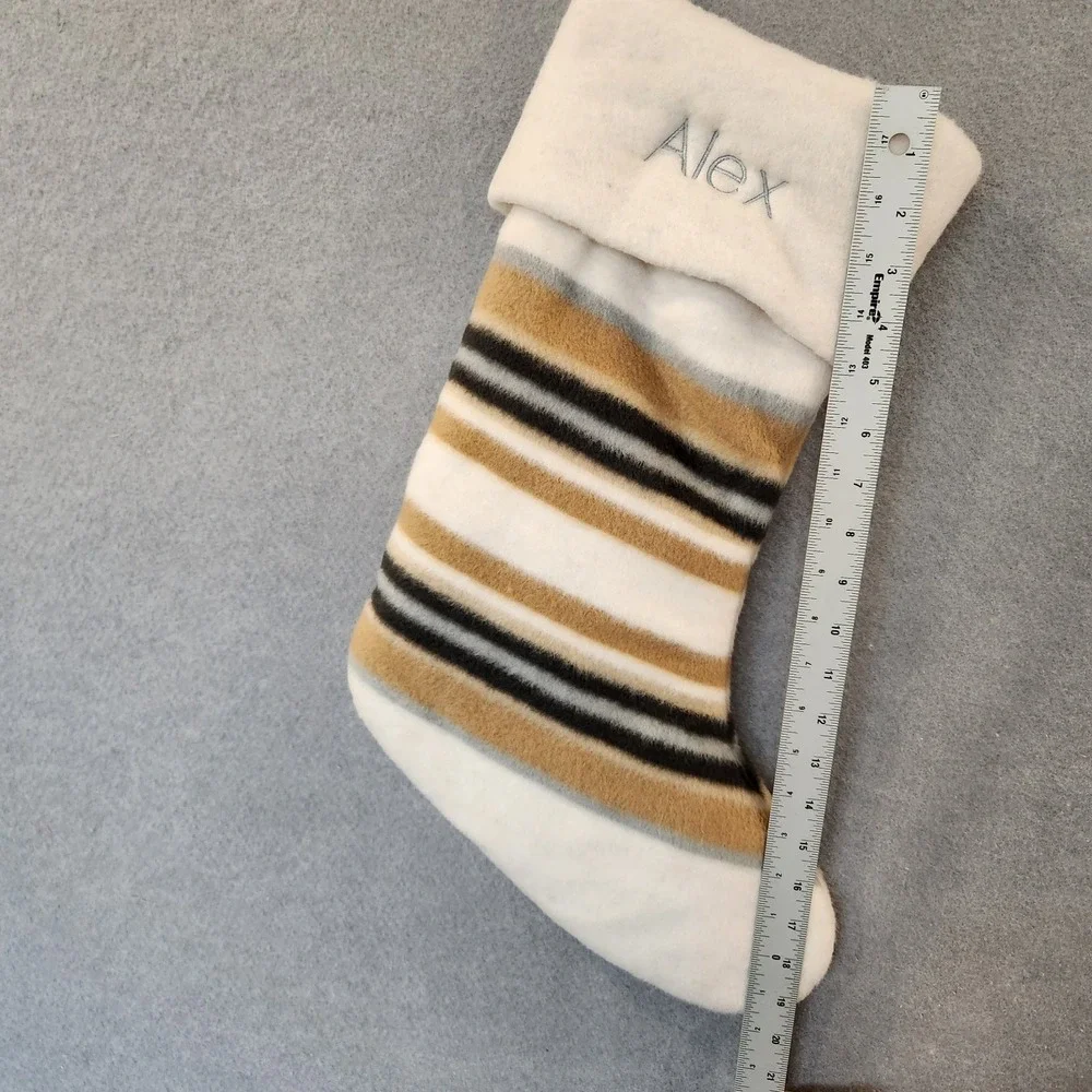 Pottery Barn x Pendleton‎ Christmas Stocking Yakima Stripe Personalized 